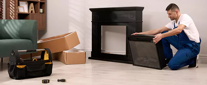 Old Rusted Metal Fireplace Repair And Replacement in Prattville, AL