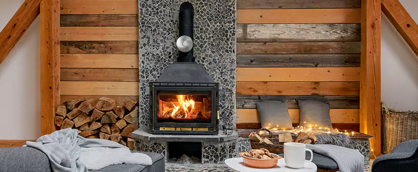 Thelin Hearth Products Direct Vent Gas Stove Fireplace Inspection in Prattville, Alabama